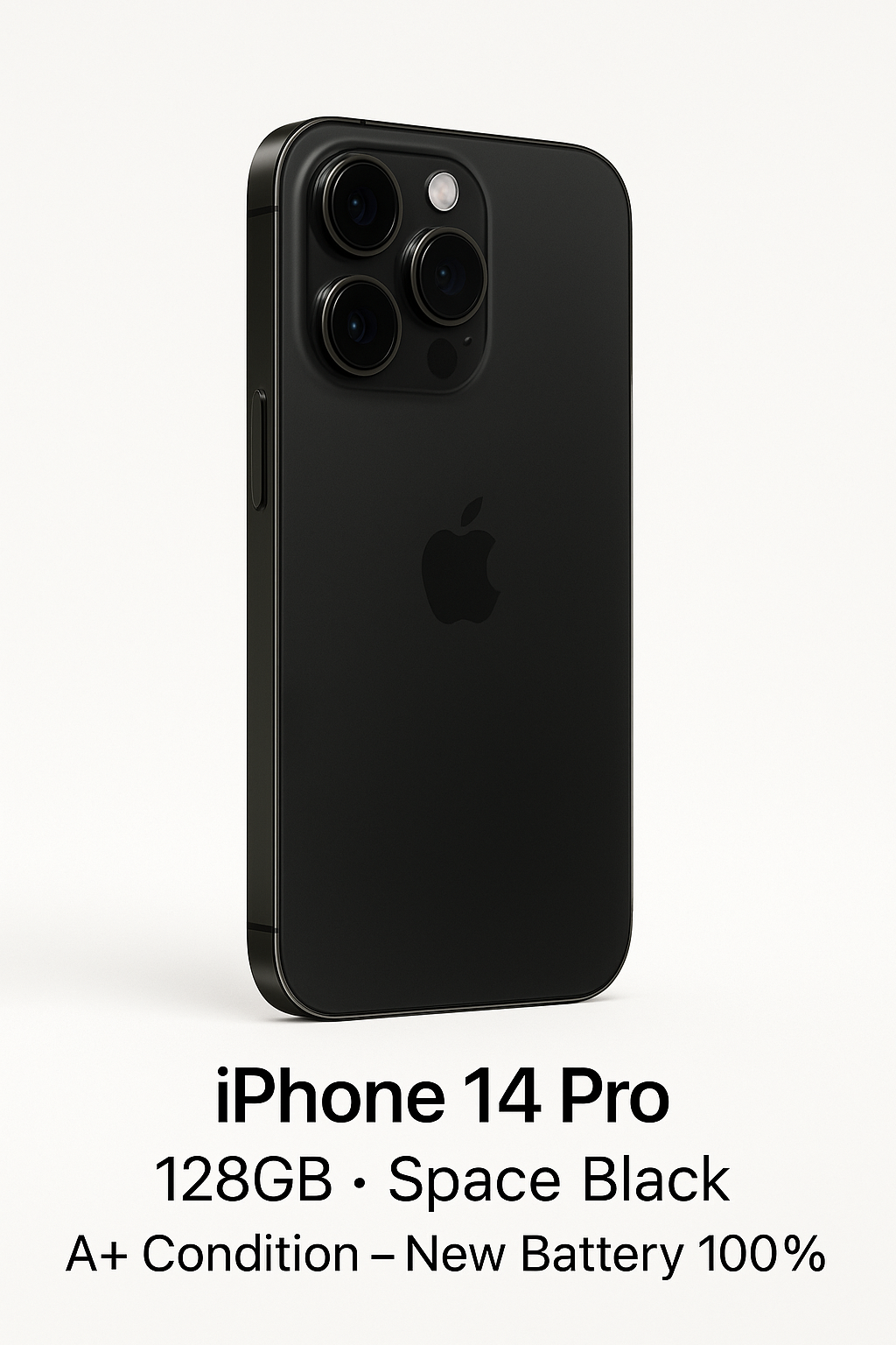 ✅ iPhone 14 Pro – 128GB – A+ Condition – New Battery 100%