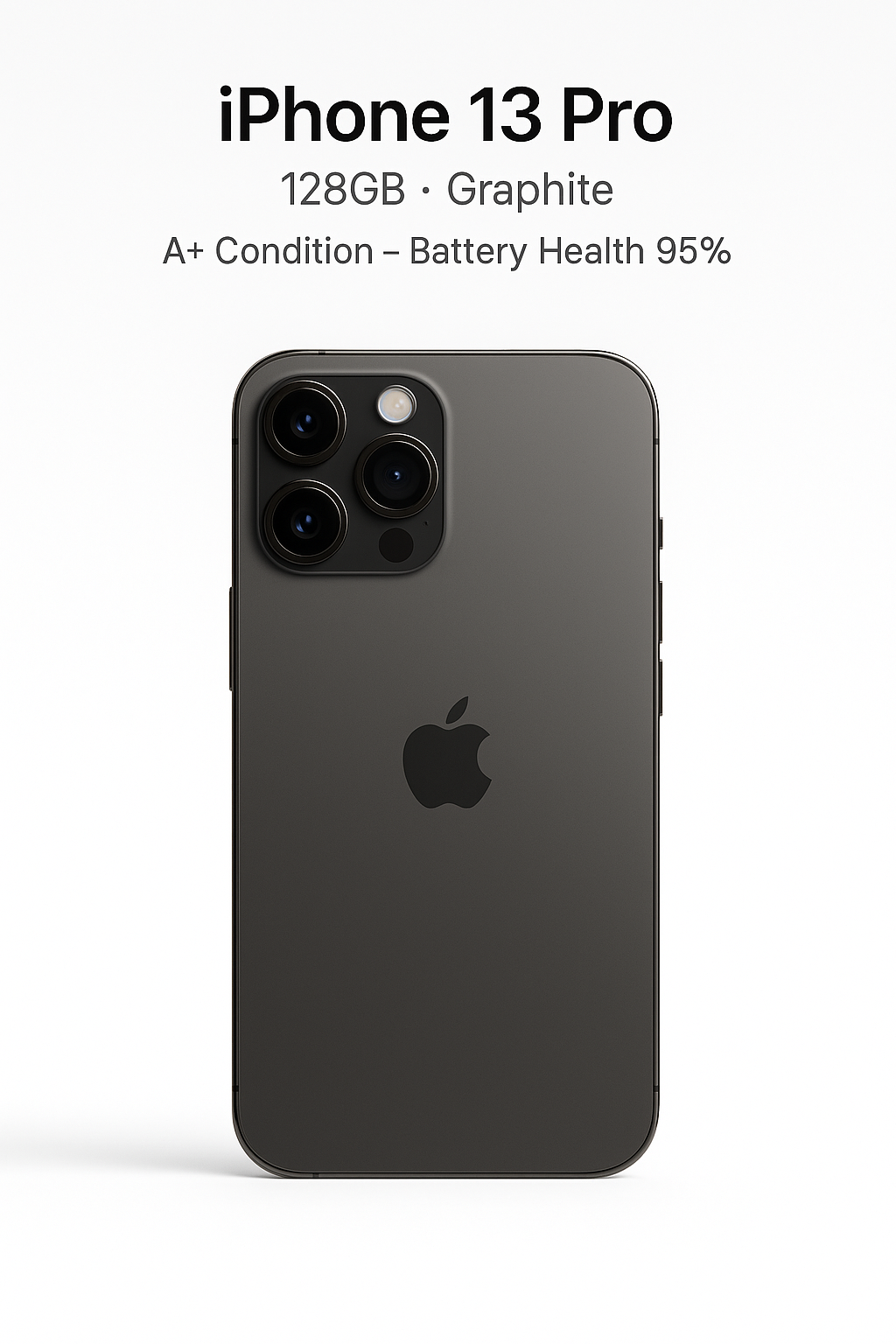 ✅ iPhone 13 Pro – 128GB – A+ Condition – Battery Health 95%